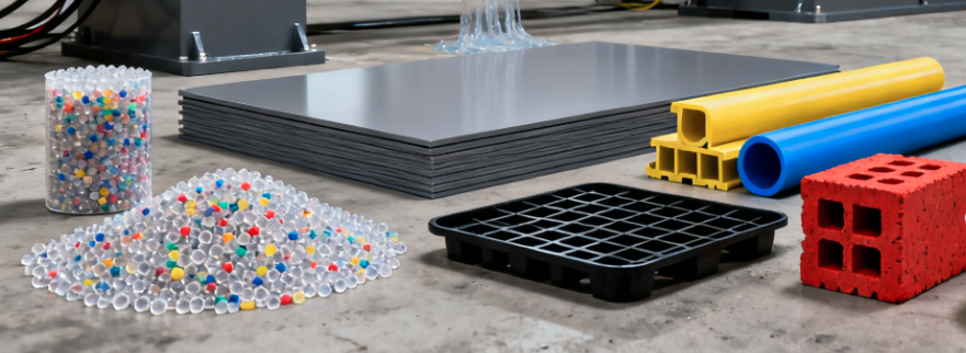 Products You Can Make with Recycling Extruders Produtos que você pode fazer com extrusoras de reciclagem