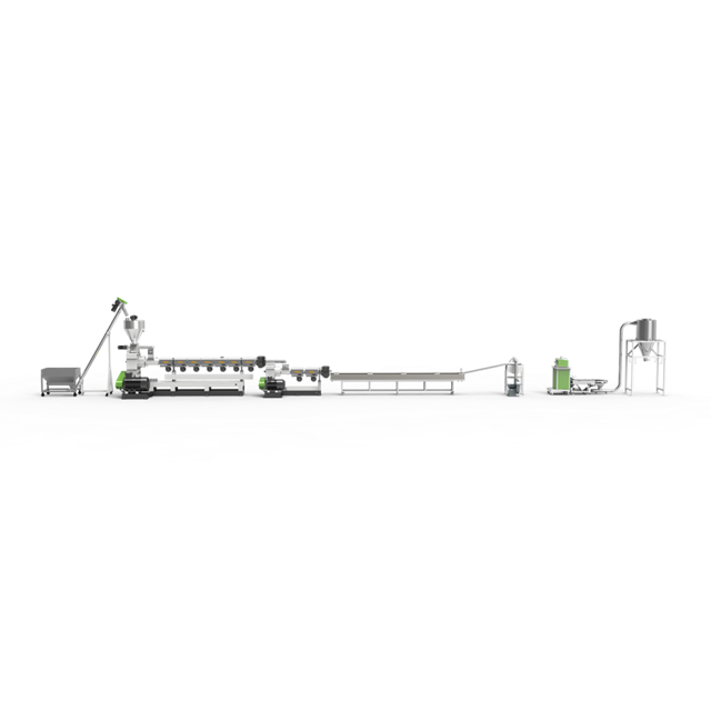 Linha de pelotização de PP PE de dois estágios JWL para plástico rígido